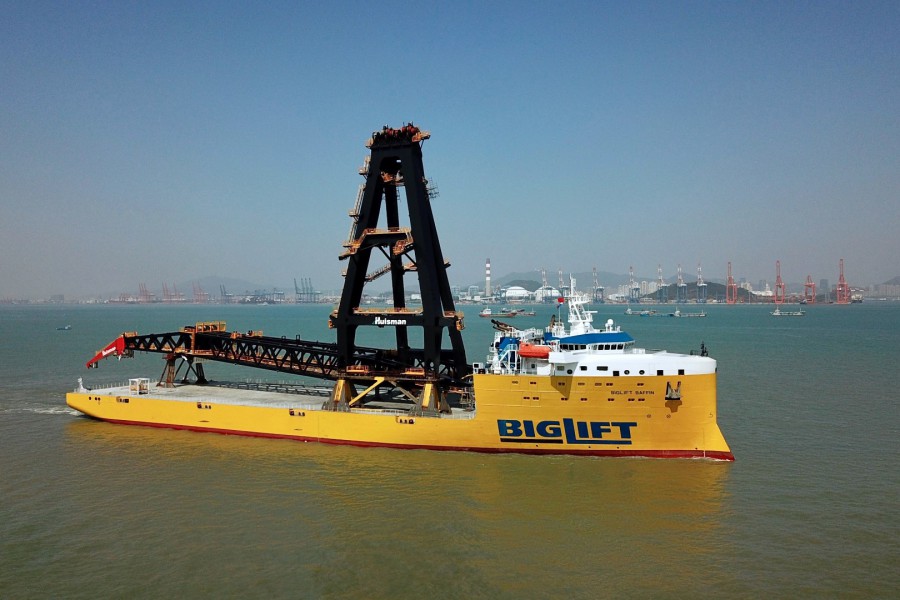 Transport crane boom and luffing frame for Heerema’s Sleipnir